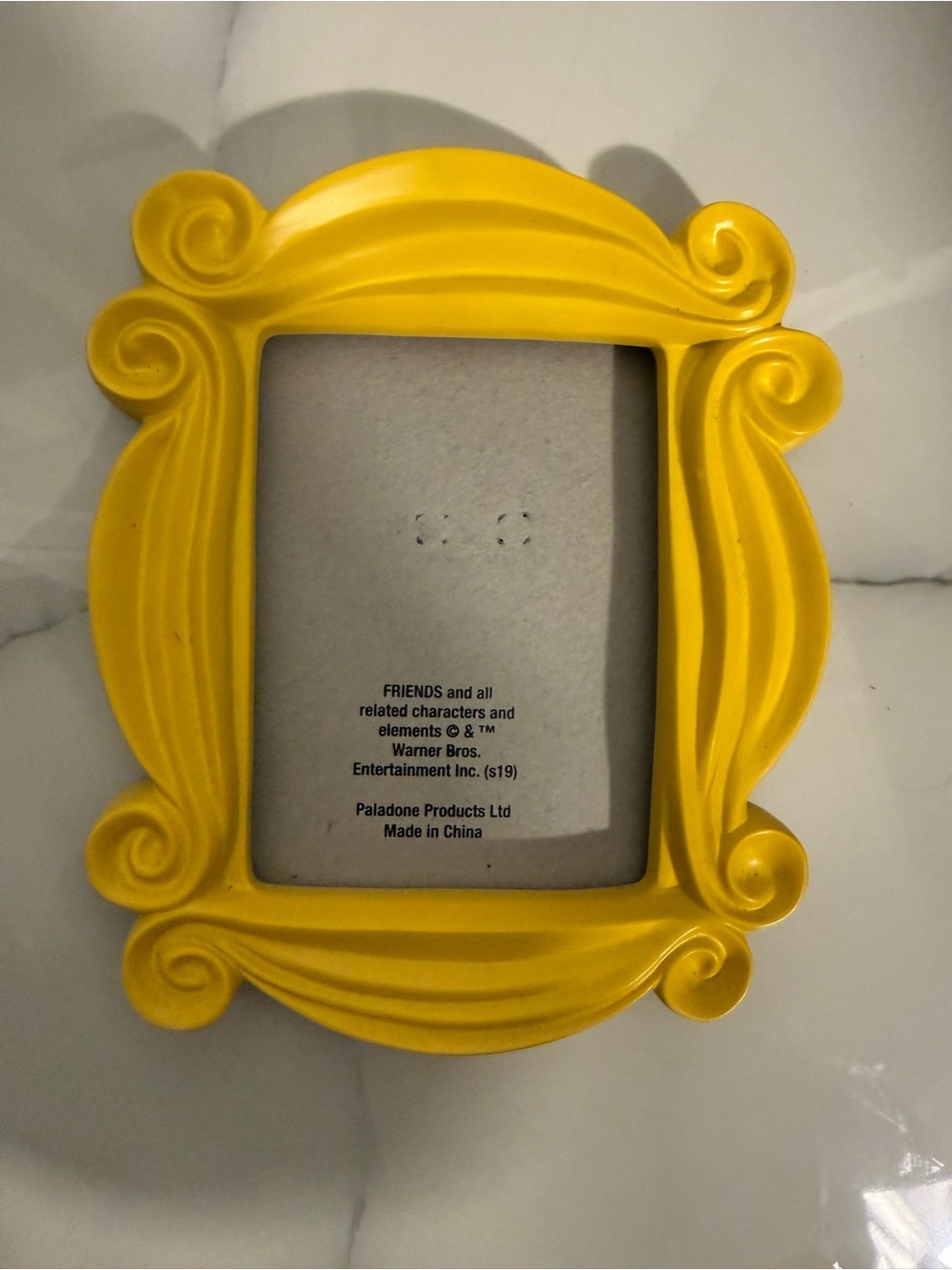 FRIENDS Bright Yellow Decorative Swirl Picture Frame